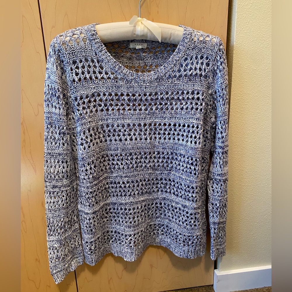 Joie open stitch cotton sweater